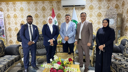   شباب ورياضة البصرة ووفد  من منظمات المجتمع المدن