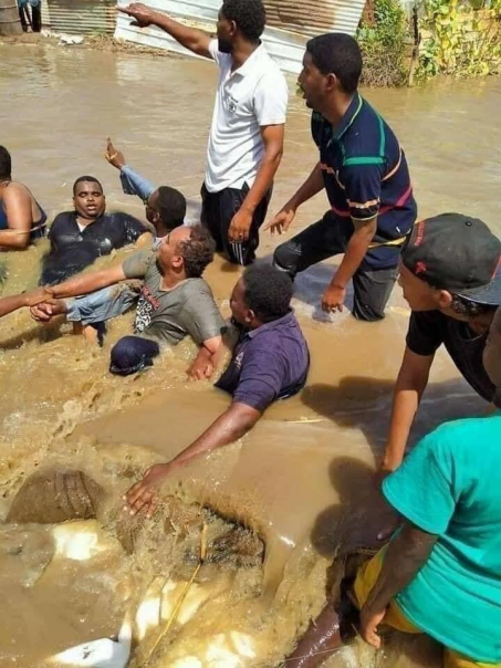  خسائر بالأرواح والمنازل سببها  فيضان  النيل في ال