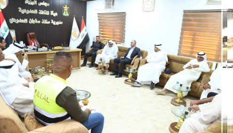 نائب رئيس الاتحاد الكويتي يصل إلى البصرة لحضور قرع