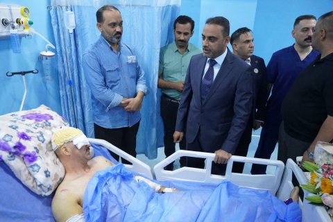 بعد إصابته بمواجهة تاجر مخدرات.. البصرة تبدي استعدادها لنقل الضابط للعلاج خارج العراق