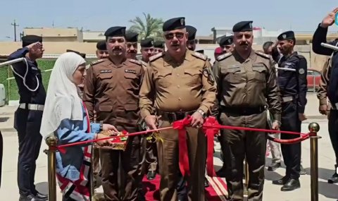 افتتاح  بناية سرية الانضباط  في قيادة  شرطة  البصرة