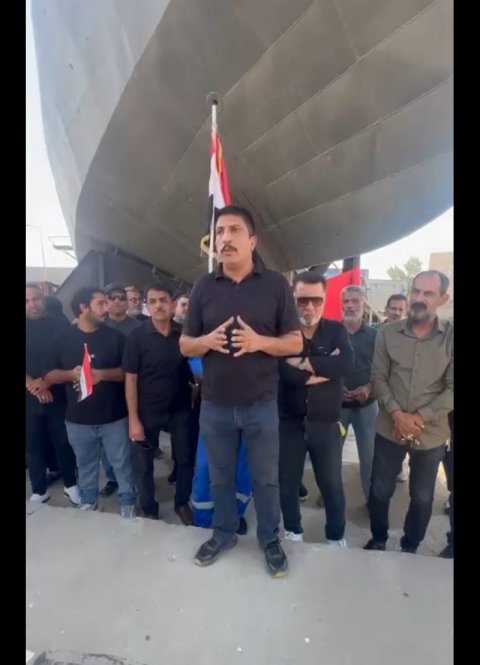موظفو شركة  بن ماجد بالبصرة يطالبون بحقوقهم ومستحقاتهم المالية