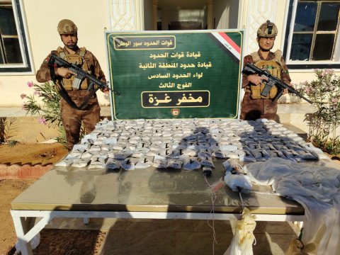 قوات الحدود تحبط محاولة تهريب 34 كغم من المخدرات بواسطة بالون هوائي في طريبيل