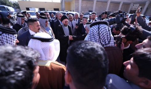 الحكيم من ديوان السادة الحصونة بالبصرة يؤكد : العراق يتقدم ب