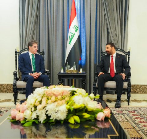 الزيدي يبحث مع رئيس إقليم كردستان تشكيل الحكومة المقبلة