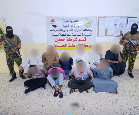 القبض على (10) أشخاص من طرفي مشاجرة في ميسان