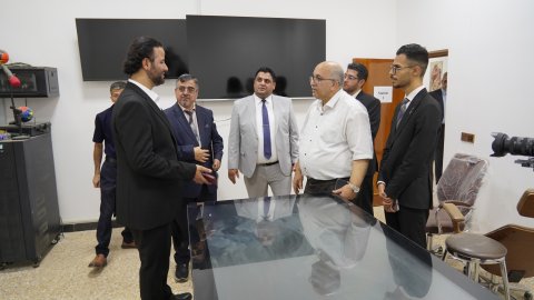 جامعة جابر بن حيان تبحث مع وفد من جامعة بابُل الإيرانية آفاق التعاون العلمي المشترك