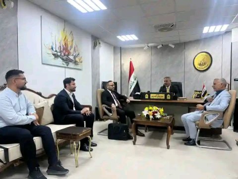 محافظ ذي قار يبحث مع  وفد شركة أديسون الالمانية تنفيذ مشروع محطة الطاقة الشمسية في قضاء الشطرة بطاقة إنتاجية تبلغ 250 ميگاواط