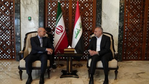 فيحان يستقبل قاليباف .. ويؤكد عمق العلاقات التاريخية التي تجمع العراق وإيران
