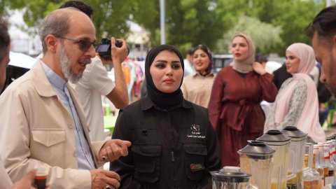 سوق خيري في كهرباء شمالي  البصرة.. ريعه لدعم عوائل الشهداء والأيتام