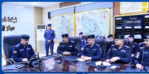 قائد شرطة ميسان يلتقي بمدراء الاجهزة الأمنية في المحافظة ويضع أولويات المرحلة المقبلة