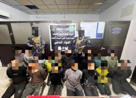 القبض على (٢٥) مخالفاً اقدموا على حرق  نفايات الطمر الصحي  بجانبي الكرخ والرصافة