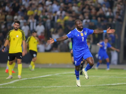 الصقور يدركون التعادل في الوقت بدل الضائع أمام أربيل