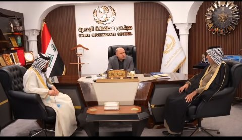 مجلس البصرة يبحث مع\" تجمع النخب والكفاءات \" التعاون المشترك لتطوير المحافظة