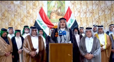 شيوخ ووجهاء في البصرة يرفضون التدخلات الأمريكية ومحاولات تجريد المقاومة من السلاح