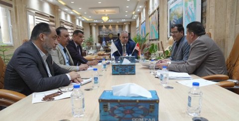 شركة  الموانئ تبحث تشغيل ميناء الفاو الكبير وآليات الشراكة الدولية