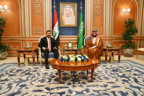 الزيدي يلتقي العاهل السعودي …ويؤكد موقف العراق الثابت بعدم السماح باستخدام اراضيه منطلقاً لأي اعتداءات تمسّ أمن المملكة ودول المنطقة