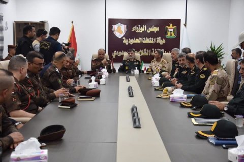 وفد امني ايراني  يبحث في منفذ الشلامجة الحدودي الاستعدادات الخاصة باستقبال زوار أربعينية الإمام الحسين عليه السلام