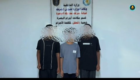 الإطاحة  بثلاثة متهمين بسرقة أغطية المنهولات في البصرة