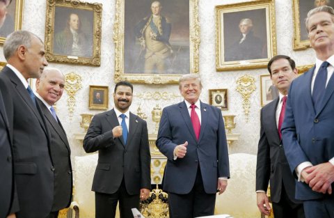 الزيدي يلتقي ترامب في البيت الابيض