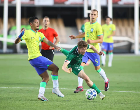 تعادل شباب العراق والبرازيل وديا 