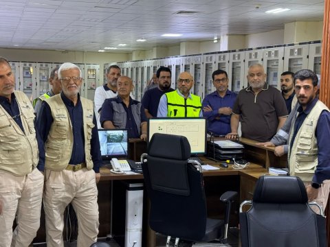 لأول مرة في وزارة الكهرباء.. تشغيل مشروع الأسلاك الحرارية على خط الرميلة – الناصرية 400 ك.ف بنجاح