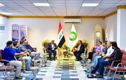  شباب ورياضة البصرة تبحث مع القنصلية الإيرانية التحضيرات الخاصة لمباراة نادي استقلال الإيراني والسد القطري
