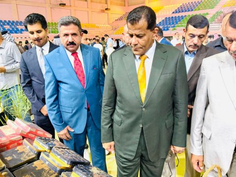 معاون محافظ البصرة يفتتح المعرض السنوي الثالث للرطب والتمور في قضاء شط العرب