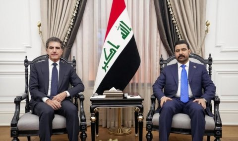 الزيدي يؤكد لنيجيرفان بارزاني اهمية تعزيز التعاون والتنسيق بين الحكومة الاتحادية وحكومة الاقليم