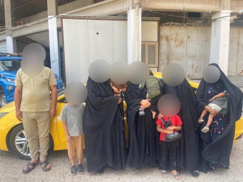 شرطة الرصافة تطيح بمتهم يقوم بنقل وتوزيع المتسولات من جانب الرصافة الى المحافظات