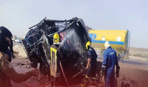 الصحة: وفاة 21 شخصاً وإصابة 19 بينهم زائرون إيرانيون على طريق الناصرية - البصرة
