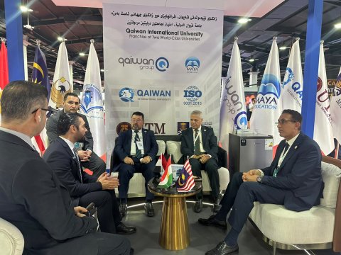 جامعة الكنوز بالبصرة تشارك في ملتقى أربيل الدولي للجامعات والمؤسسات الأكاديمية
