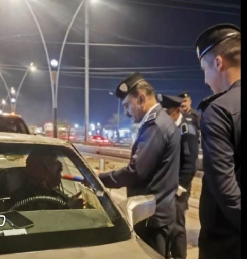 مرور البصرة  تنفذ حملة  لفحص المسكرات والمؤثرات العقلية لسائقي المركبات