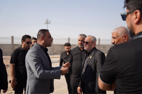 حكومة البصرة تبحث مع ممثلية المواكب الحسينية الاستعدادات التنظيمية لاستقبال زائري الأربعين في منفذ الشلامجة الحدودي