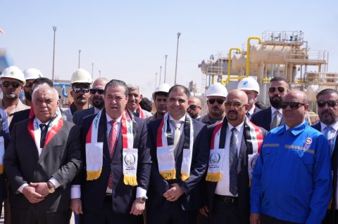 شركة غاز الجنوب تباشر بتنفيذ مشروع غاز بن عمر المعجّل في محافظة البصرة