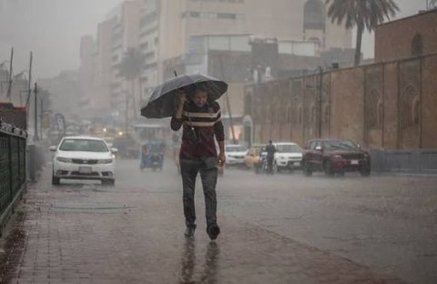 طقس العراق : توقعات  بتساقط امطار خلال الايام المقبلة