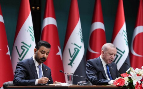 الزيدي واردوغان يرعيان مراسم توقيع عدد من مذكرات التفاهم بين العراق وتركيا
