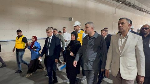 وزير النقل يتفقد النفق المغمور في ميناء الفاو الكبير ويؤكد أهمية الالتزام بالجداول الزمنية