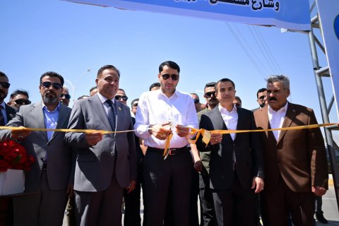 الغزي والحمداني يفتتحان ثلاثة شوارع حيوية ضمن مشاريع إعمار ذي قار