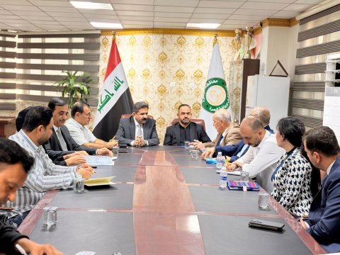 شباب ورياضة البصرة تبحث مع منظمة اليونسيف مشروع البيئة صديقة الطفولة