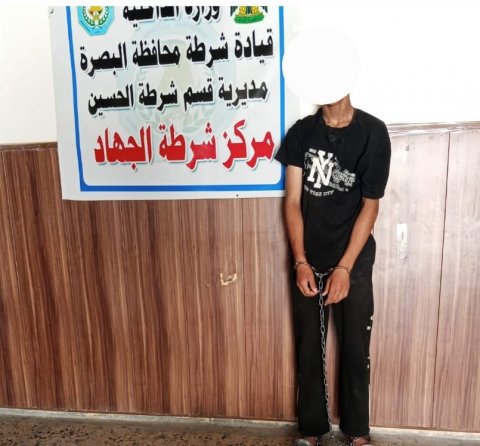 الإطاحة  بسارق أسلاك كهربائية في البصرة