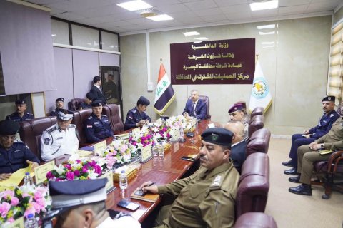 العوادي   يؤكد  من البصرة ضرورة رفع درجات التأهب إلى أقصى مستوياتها  وتكثيف الجهد الاستخباري والميداني