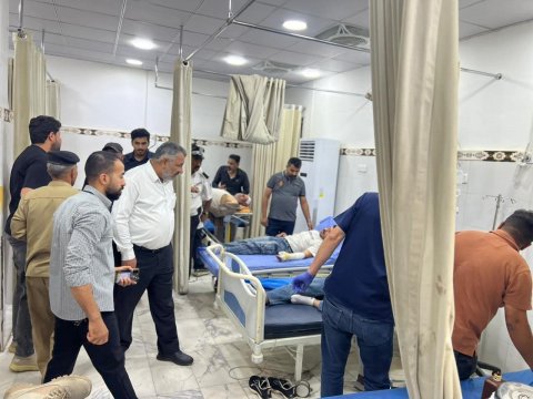 إنقاذ حياة 6 مصابين بجروح خطيرة بحادث سير في البصرة