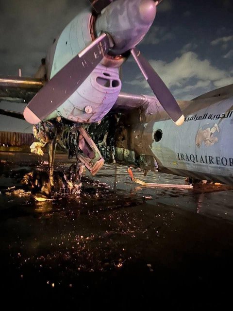 الدفاع: تعرض قاعدة الشهيد محمد علاء الجوية الى قصف صاروخي