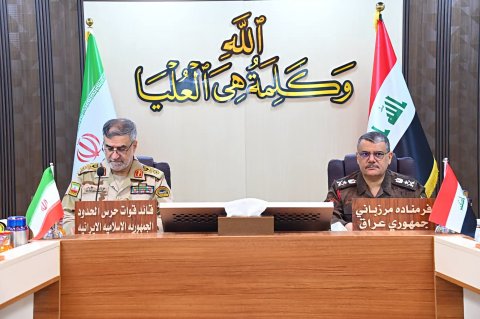 قائد قوات الحدود  يلتقي نظيره الإيراني في بدرة ويبحث معه القضايا الحدودية المشتركة