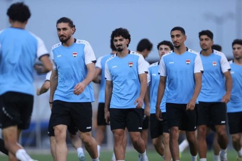 منتخبنا الوطني لكرة القدم يختتم تحضيراته استعداداً للمواجهة المرتقبة أمام نظيره الكويتي غداً السبت