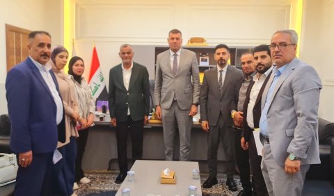 معاون محافظ البصرة  يبحث مع قائممقام القرنة افتتاح مركز مهني في القضاء 