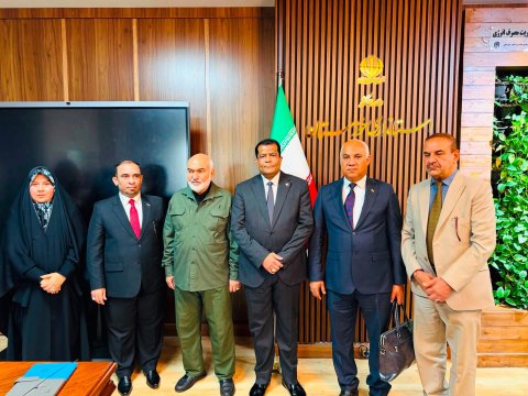 محافظتا البصرة وخوزستان تبحثان التعاون المشترك في مجالات الزراعة والتجارة والصناعة