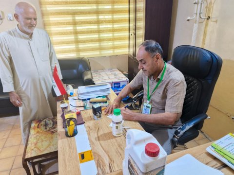 زراعة البصرة تباشر بتوزيع مبيدات مجانية لمكافحة آفة عنكبوت الغبار