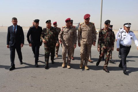 نائب قائد العمليات المشتركة يصل إلى النجف الاطلاع على آخر الاستعدادات لاستقبال زائري أربعينية الإمام الحسين (عليه السلام )